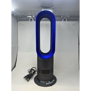 Dyson AM04 Hot + Cool Fan Heater Iron Blue NO Remote Works Great!